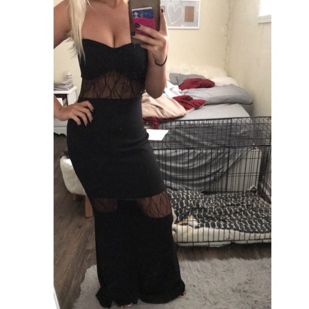 mermaid fit formal gown